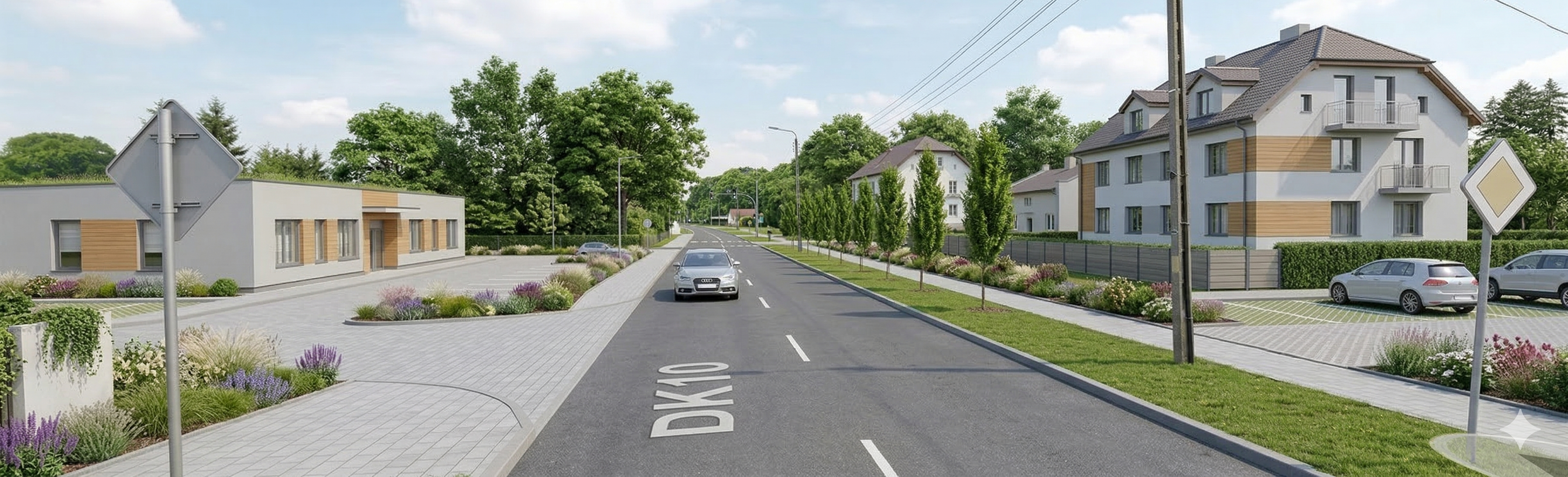 Wizualizacja nowej drogi